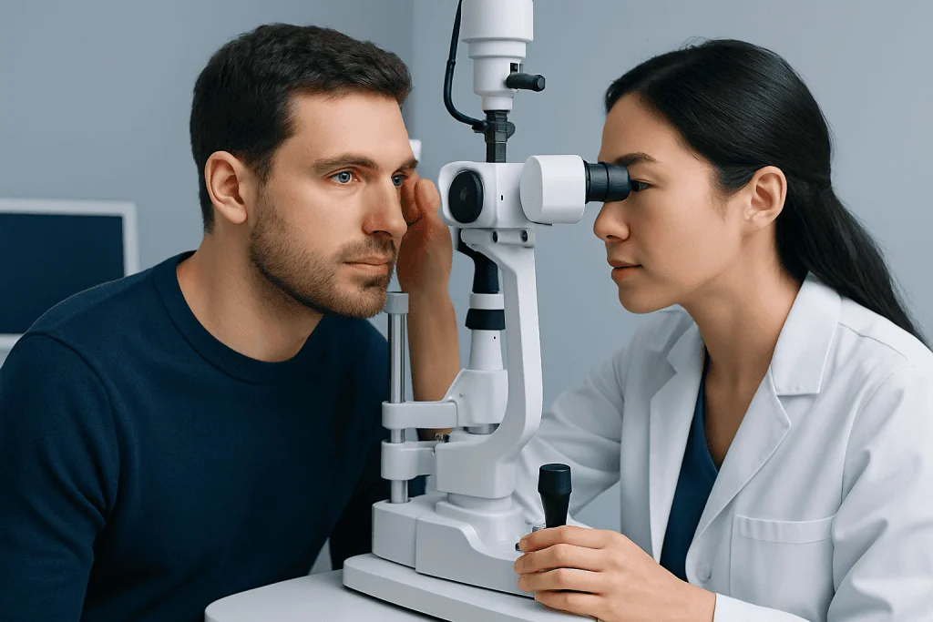 What pterygium feels and looks like — pterygium