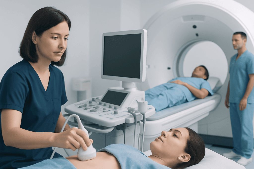 Diagnostic Ultrasound vs CT Scan: Which Test Answers What? 2 What questions can diagnostic ultrasound answer? — diagnostic ultrasound vs CT scan