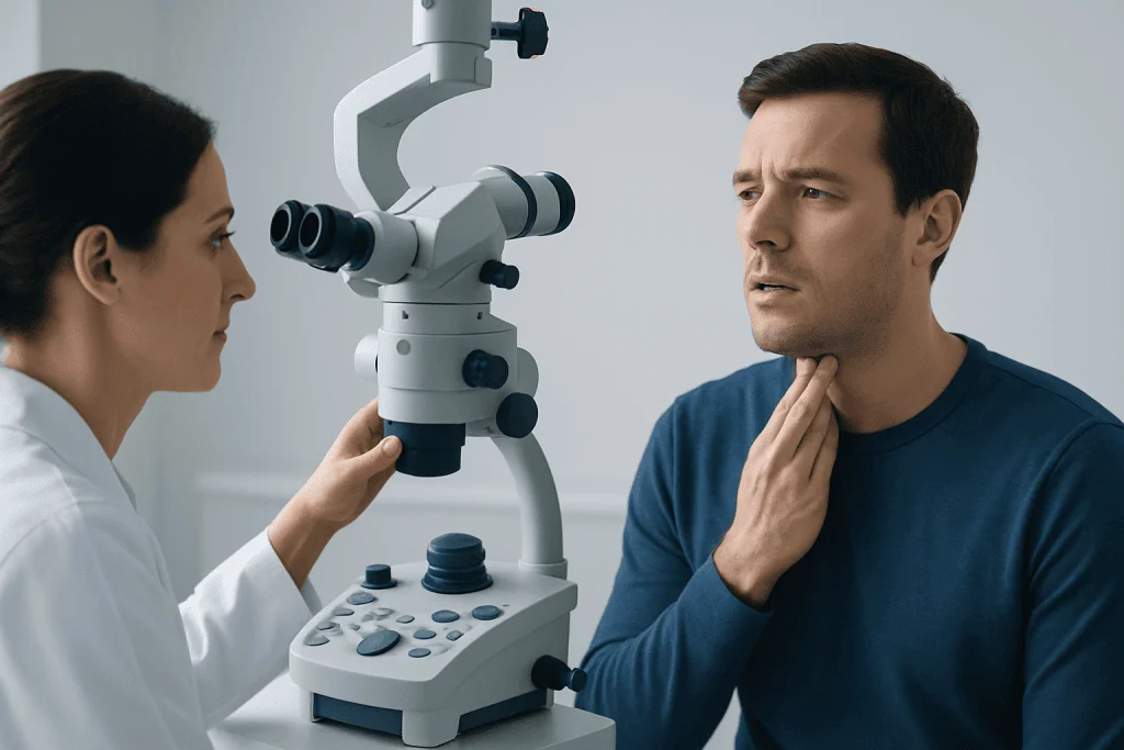 What symptoms may appear in the mouth or throat — hpv on mouth symptoms