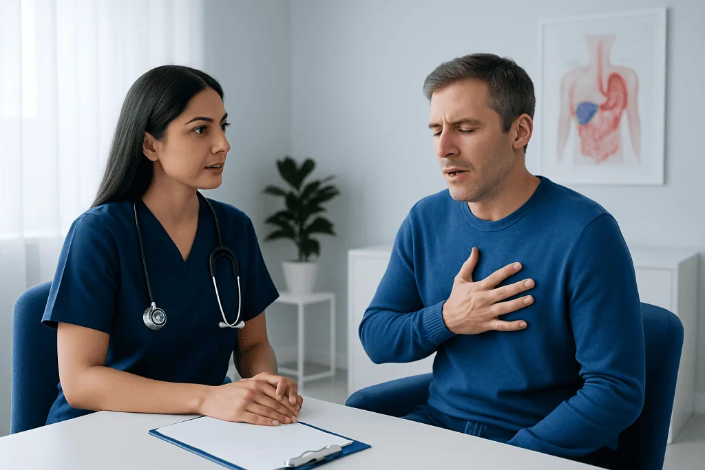 What symptoms suggest reflux may be involved? — can gastric reflux cause shortness breath