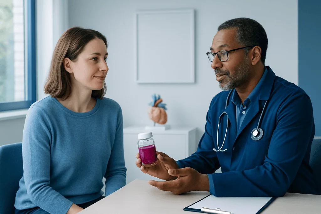 What the clinical evidence supports — beetroot supplement