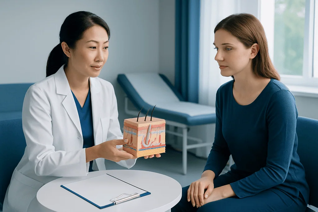 What the dermis does — dermis