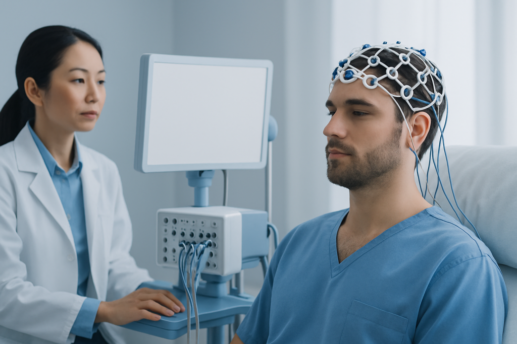 What the exam looks at — mental status exam
