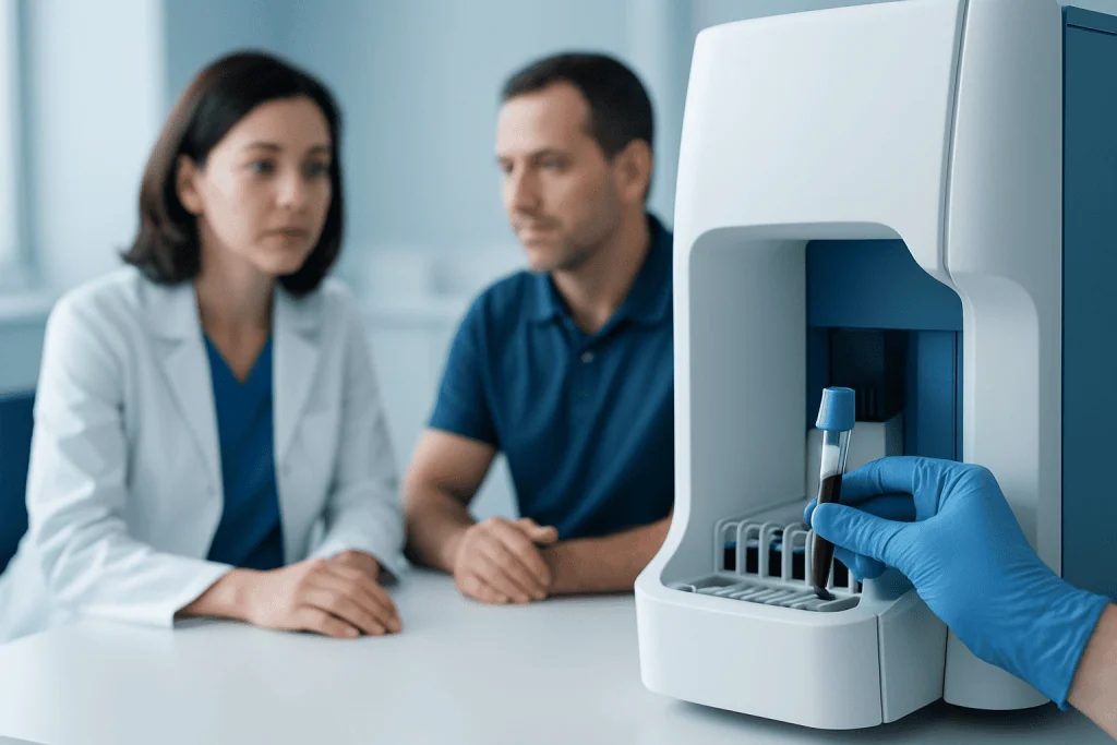 What the marker measures and the usual reference ranges — hemoglobin low high levels