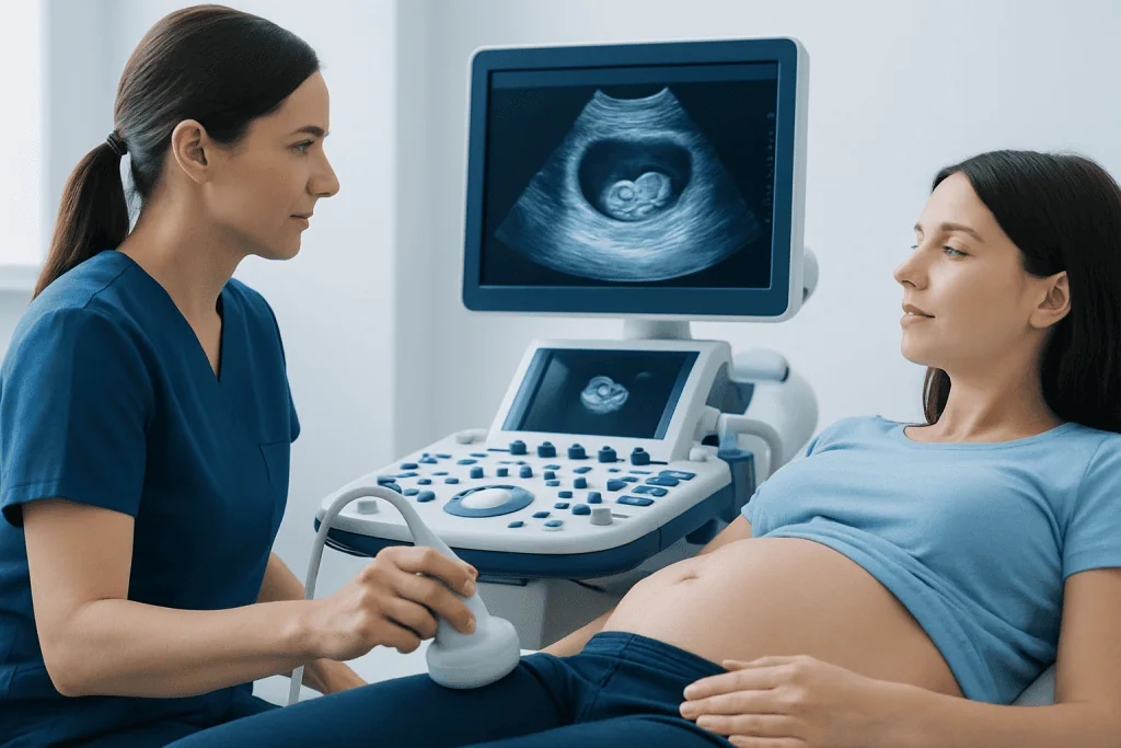 What the scan usually shows at 7 weeks — 7 week pregnancy sonography