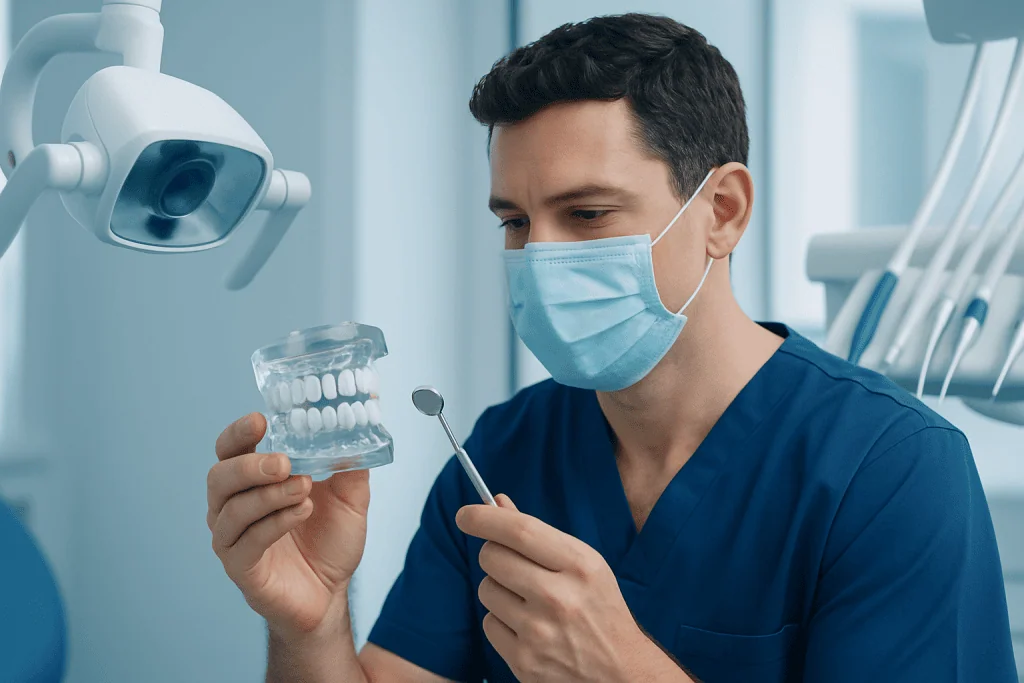 What they can look like and common symptoms — white bits on teeth