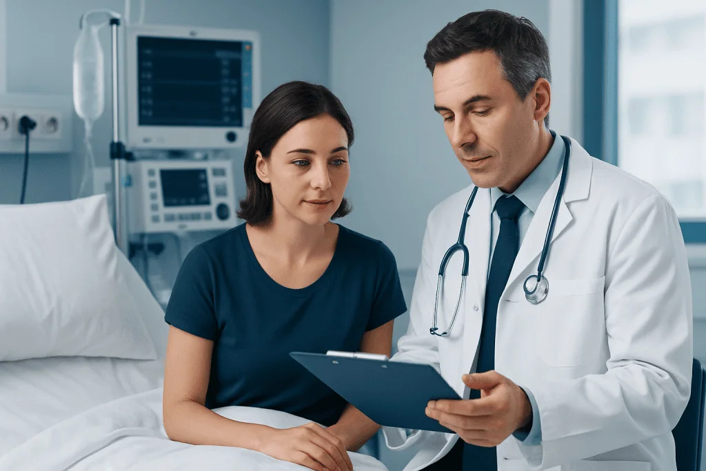 What to confirm with your doctor or nurse before discharge — hospital discharge in Turkey