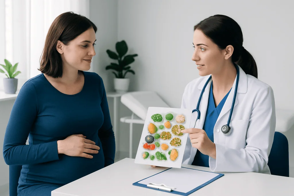 What to eat each day — good diet for pregnant lady