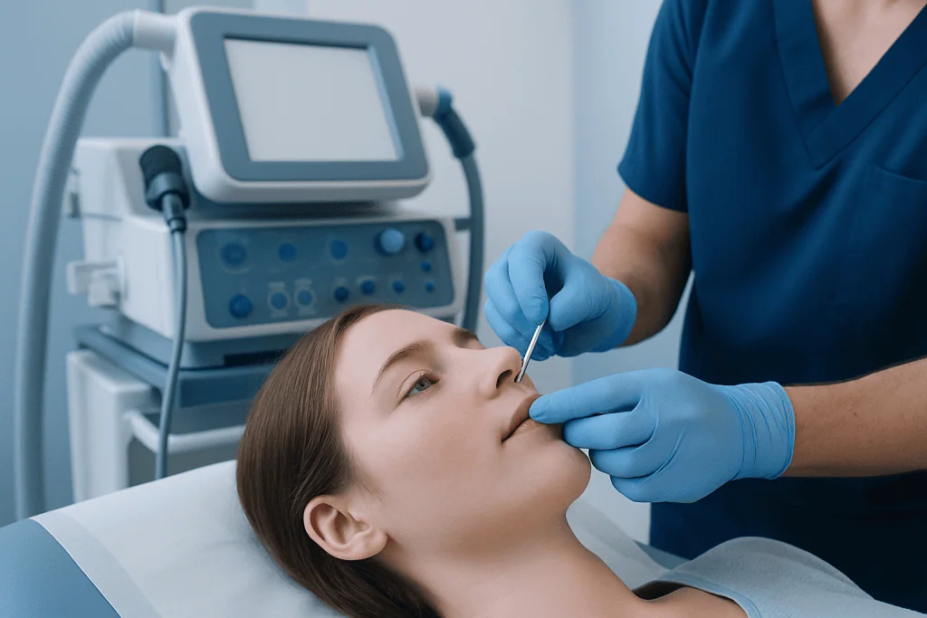 What to Expect Before and After the Piercing — philtrum piercing