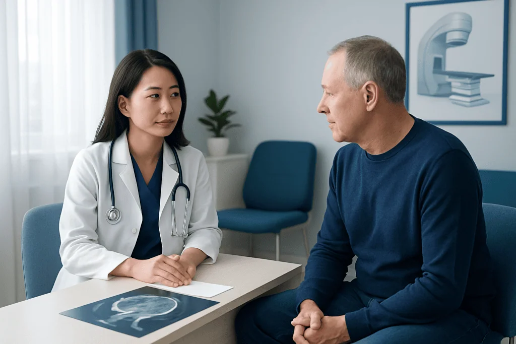 What to expect before and during treatment — radiation oncology
