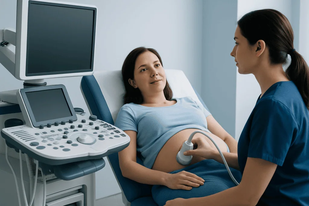 What to expect during the appointment — ultrasound scan 7 weeks