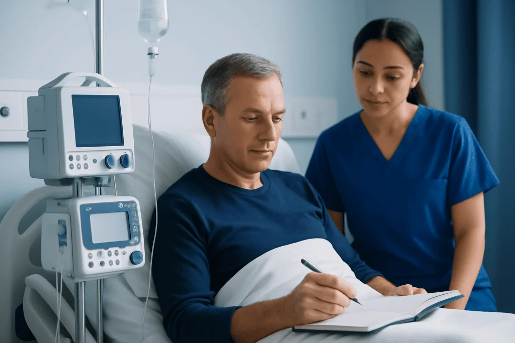 What to include in your recovery log each day — daily recovery log during treatment in Turkey