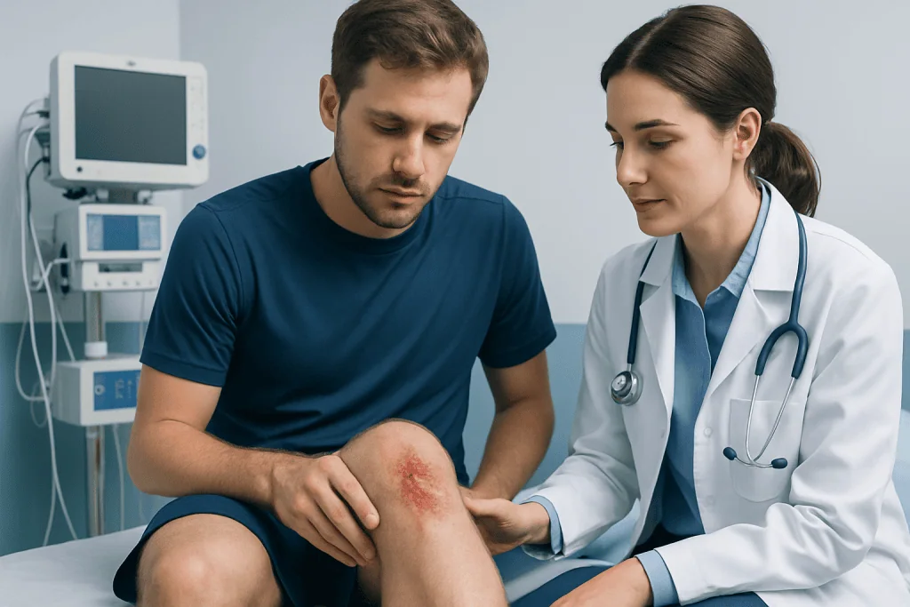 What Turf Burn Looks and Feels Like — turf burn