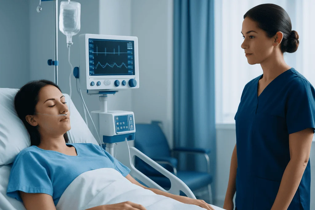 What usually happens when you first arrive — recovery room after a procedure in Turkey