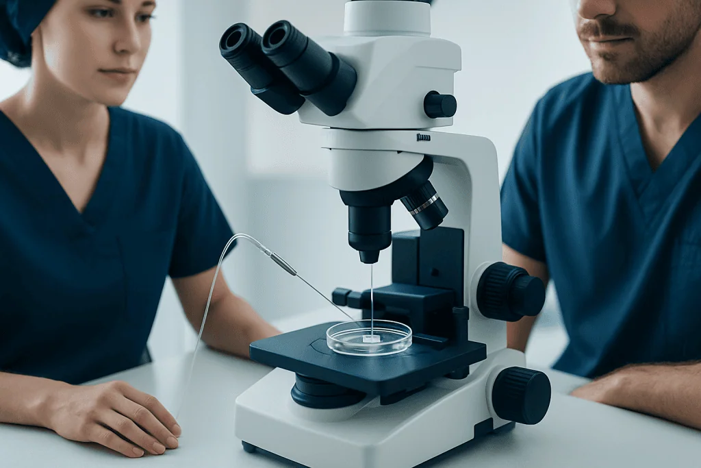 When a Blockage Prevents Sperm From Entering Semen — IVF with blocked sperm retrieval