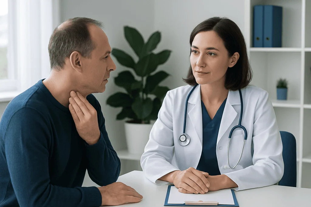 When a calcitonin test is used — calcitonin