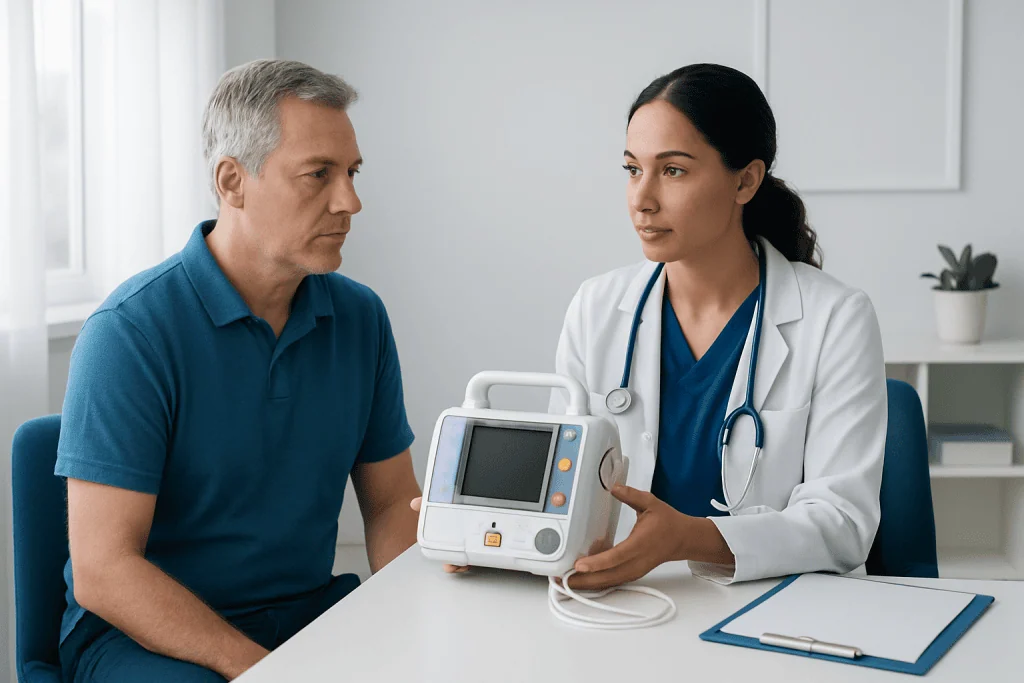 When a Defibrillator Is Needed — defibrillator