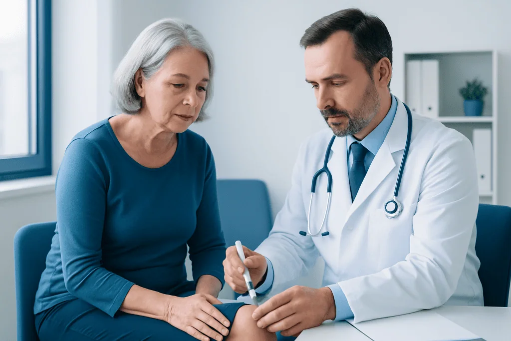When a doctor may recommend arthrocentesis — arthrocentesis
