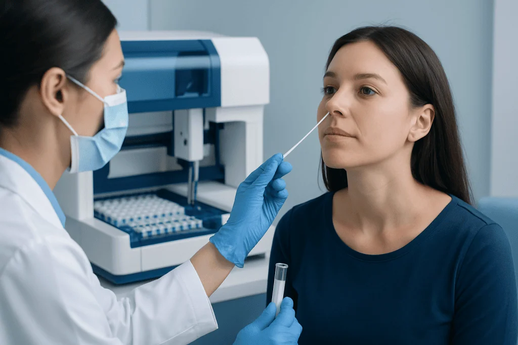 When a flu test may be recommended — flu test