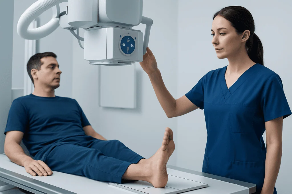 When a foot xray is commonly recommended — foot xray