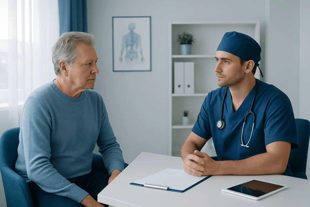When a person may be referred to a surgeon — surgeon