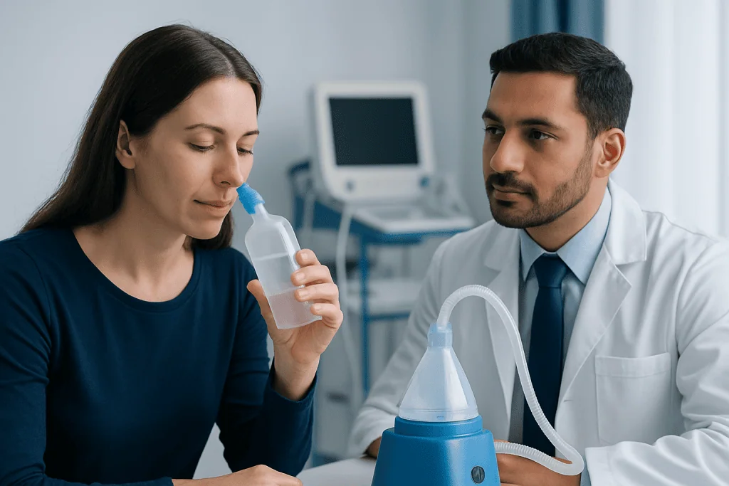 When a saline sinus rinse may help — saline cleanse sinus