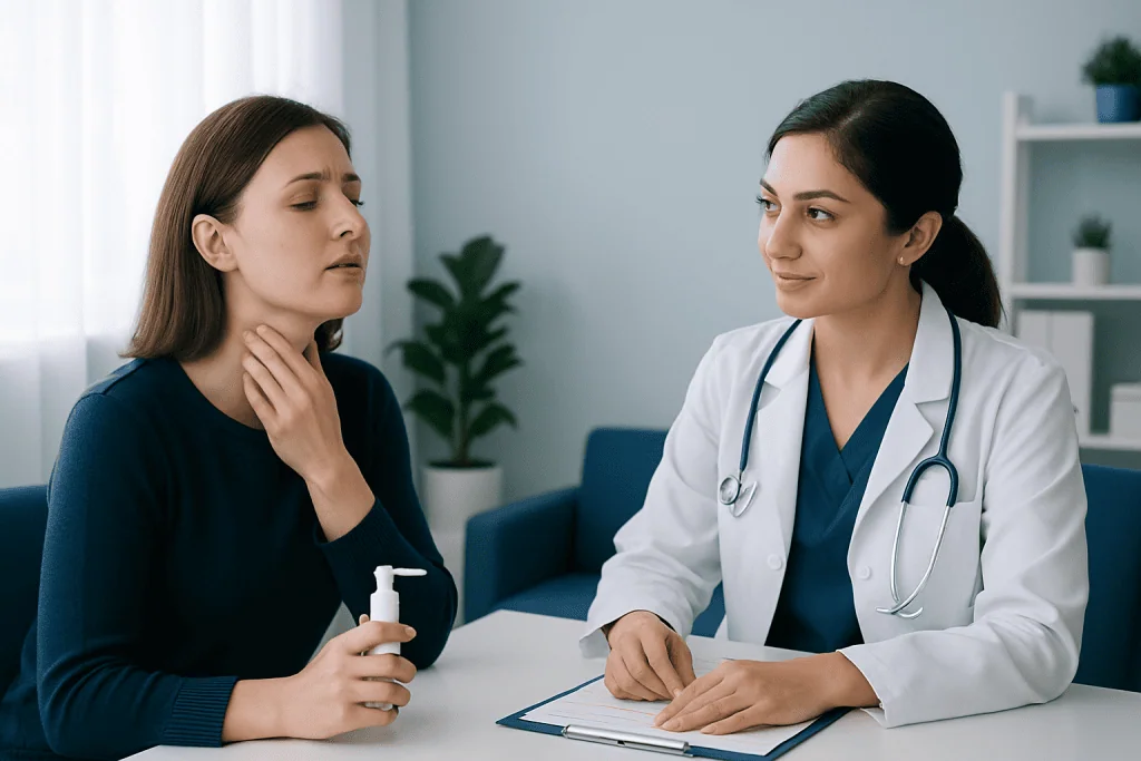 When a Sore Throat Spray May Be Helpful — sore throat spray