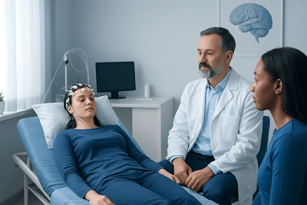 When an EEG Is Usually Recommended — sleep study vs EEG