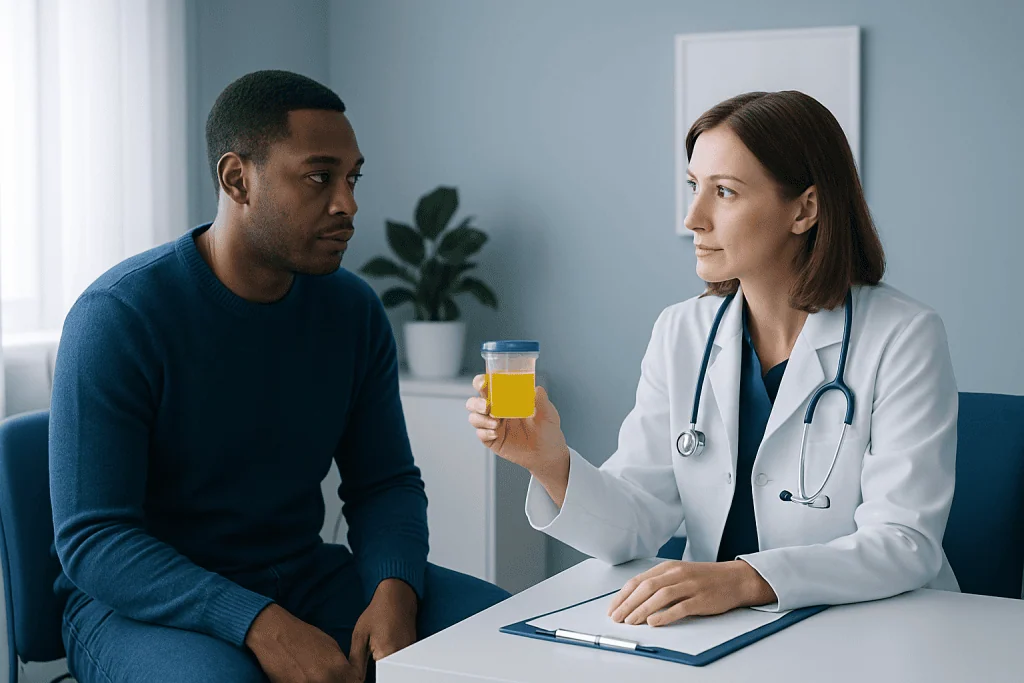 When bright yellow urine can suggest a health issue — bright yellow urine