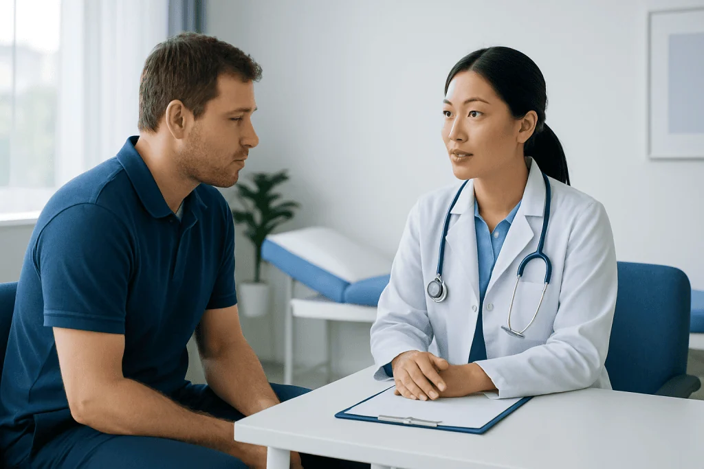 When bumps may be caused by infection or another condition — white pimples on testis