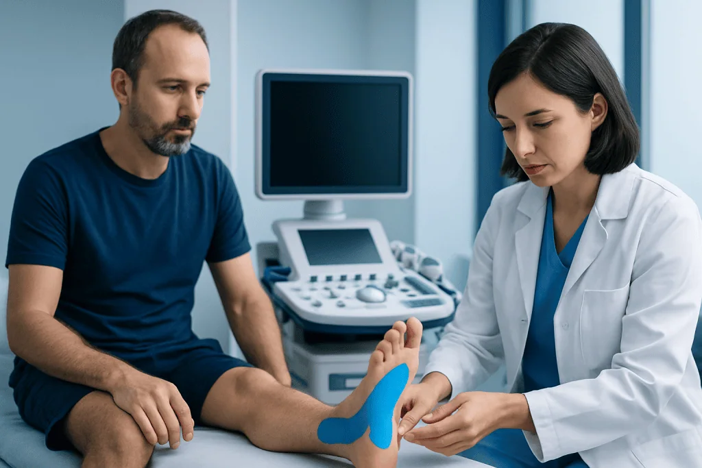 When taping may help and when it may not — kinesio tape plantar