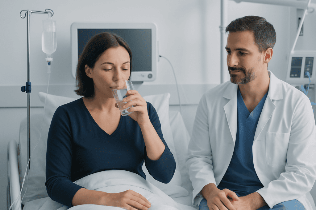 When you can drink and eat again — after sedation or anesthesia in Turkey