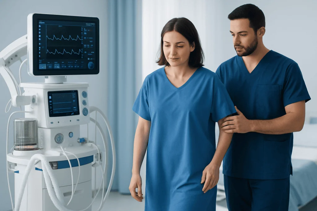When you can walk safely — after sedation or anesthesia in Turkey