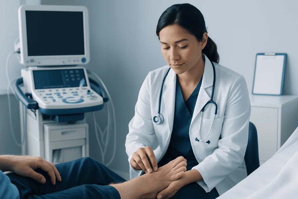 Where it is located and how clinicians check it — arteria dorsalis pedis pulse