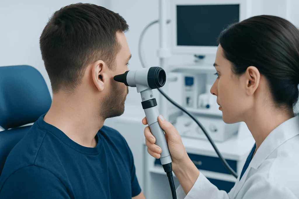Where they appear and how they look — ear blackheads