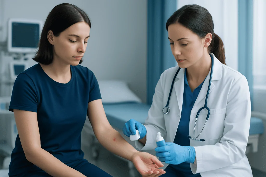 Which antiseptics are commonly used and how they fit into first aid — antiseptic for spider bite