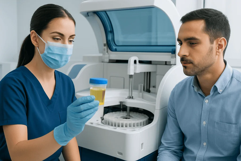 Which STDs can and cannot be detected in urine — urine sample test std
