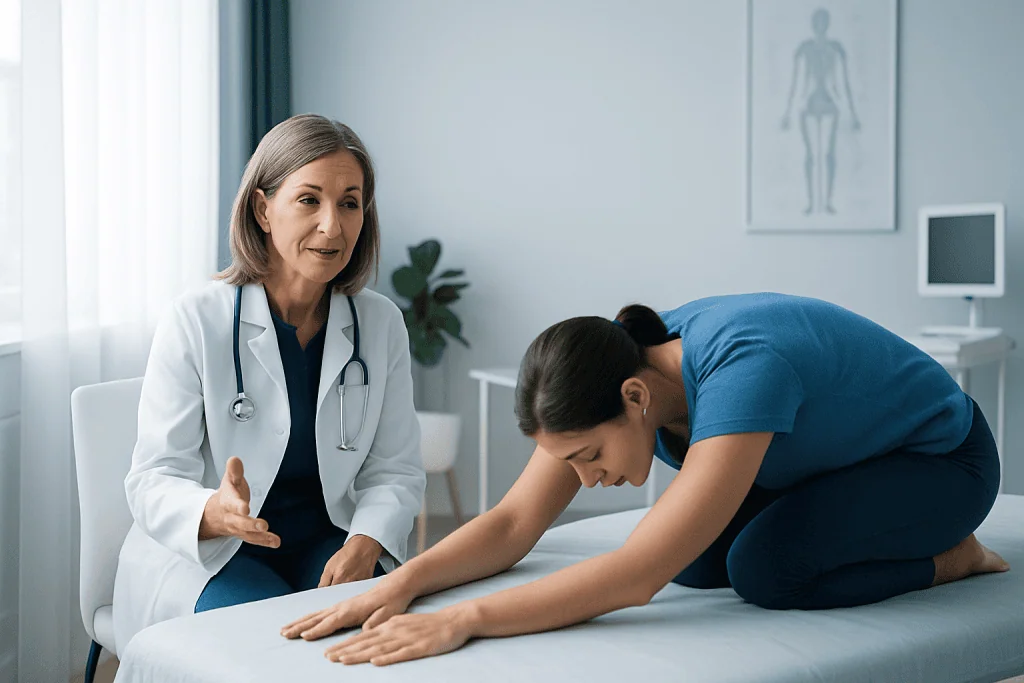 Which stretches are commonly considered safer — lower back stretches