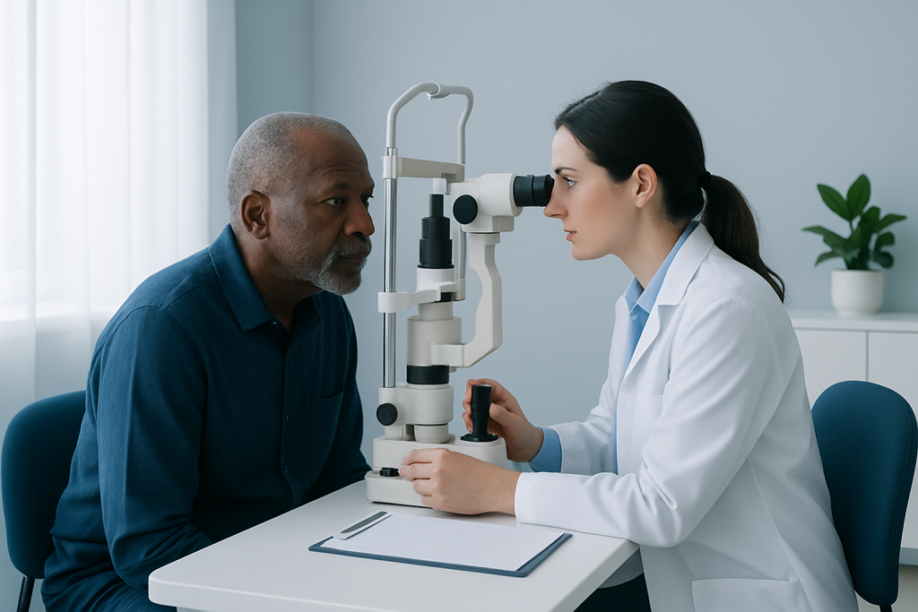 Who is at risk for glaucoma — eye examination glaucoma