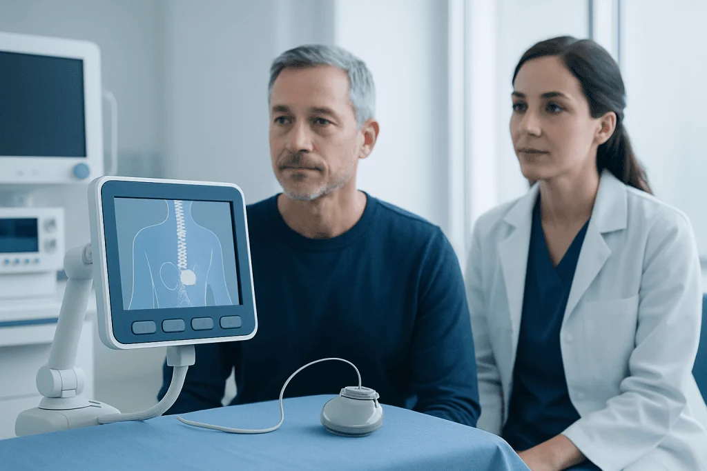 Who may be a candidate and why a trial may come first — implanted neurostimulator surgery