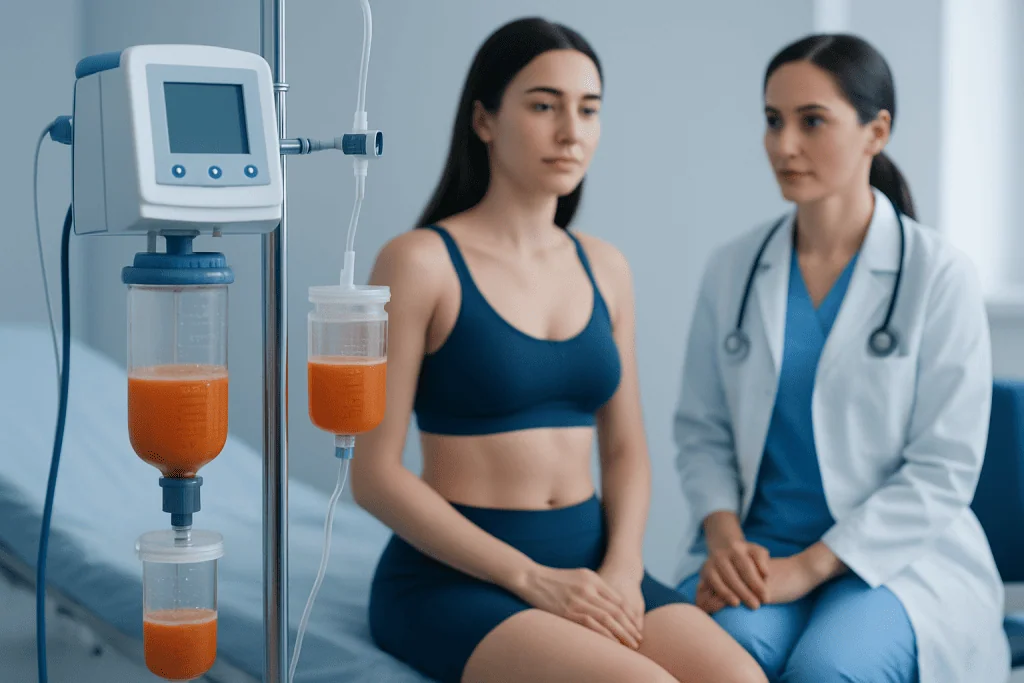 Medical consultation for breast augmentation at Acibadem Hospitals Group.