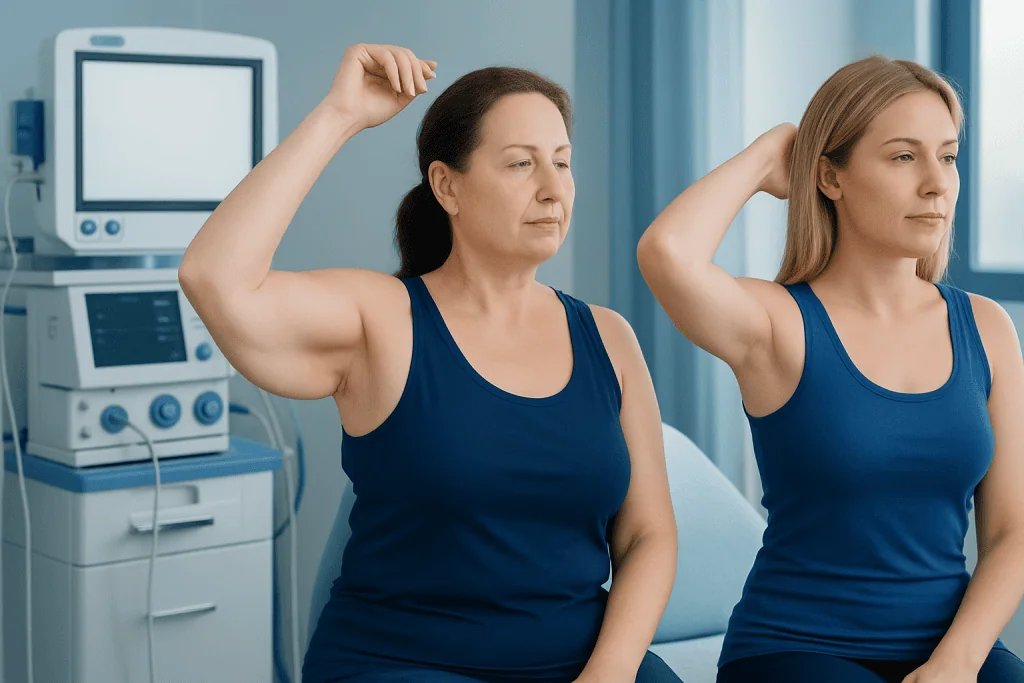 Who may benefit from an arm lift — brachioplasty before and after