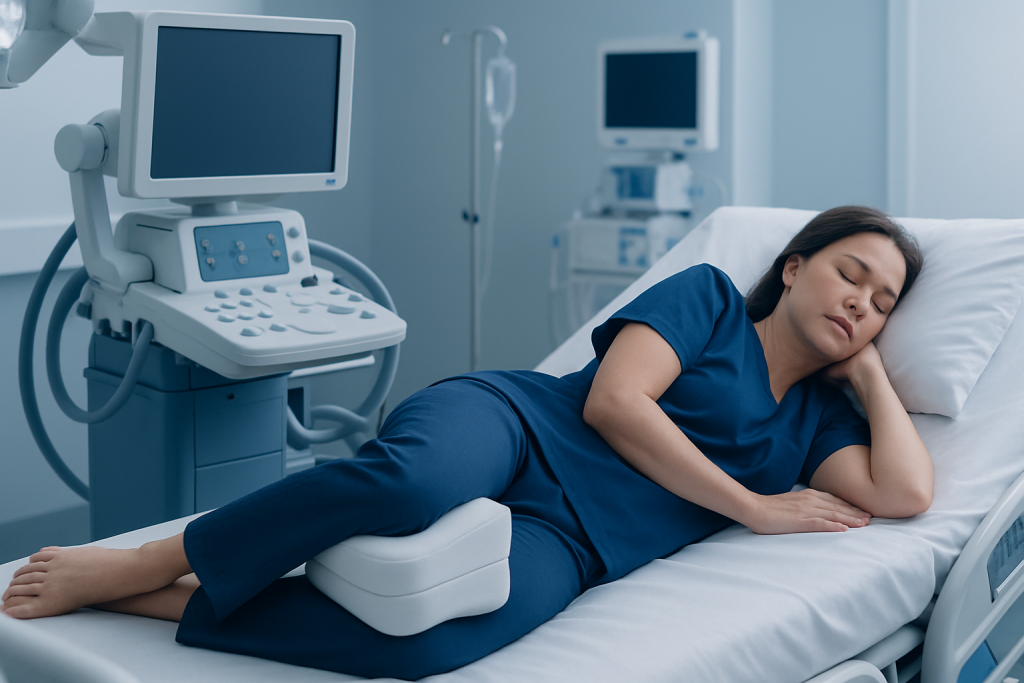 Who may benefit most from a knee pillow — knee pillow