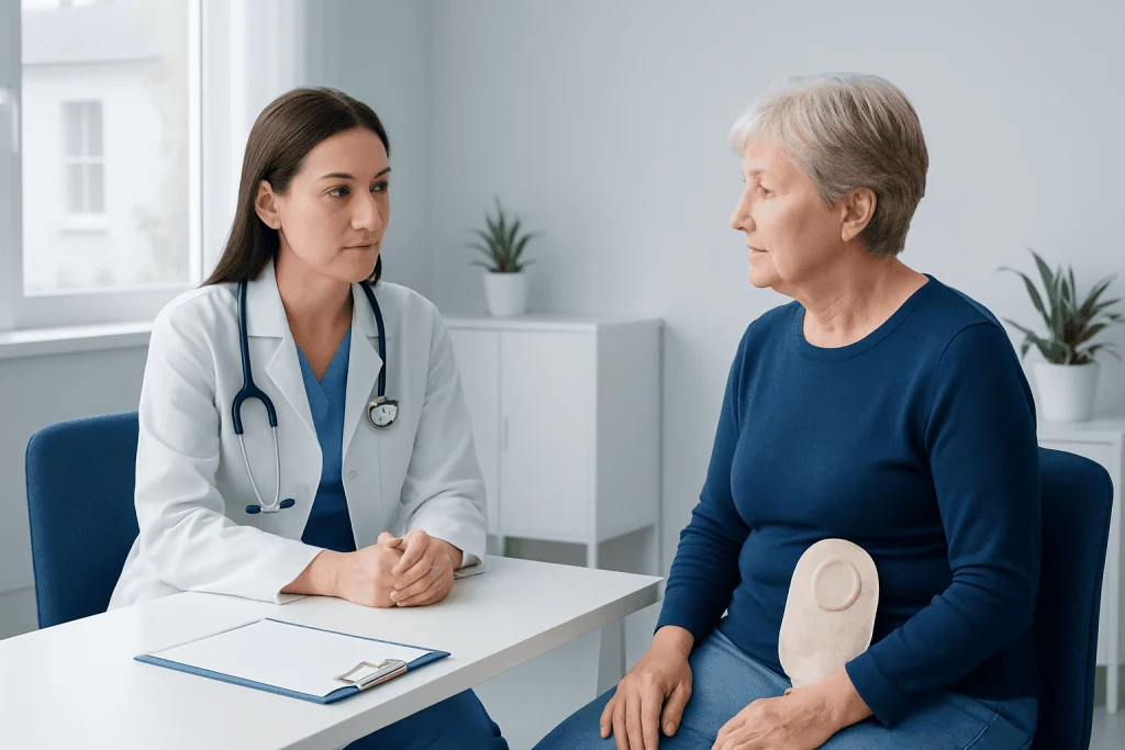 Who may need a colostomy bag — colostomy bag