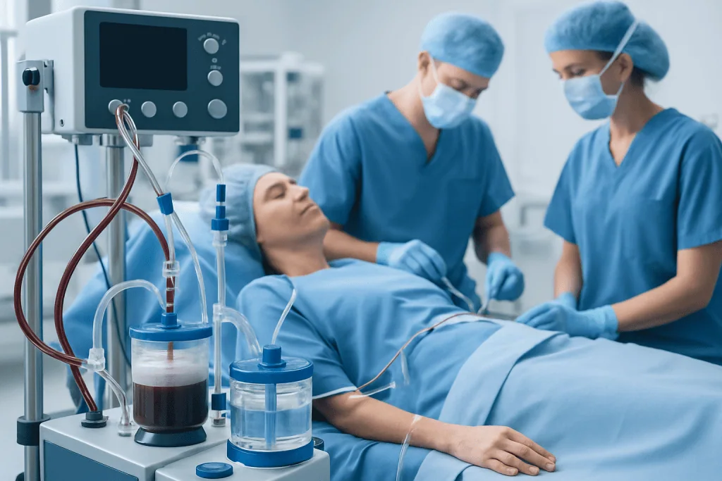 Who may need it and when it is used — cardiopulmonary bypass