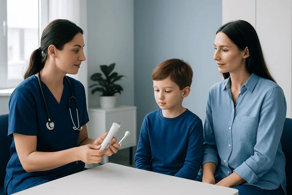 Who should use fluoride toothpaste and how much to use — fluoride toothpaste