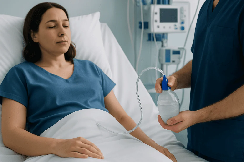 Why a hemovac may be needed after surgery — hemovac