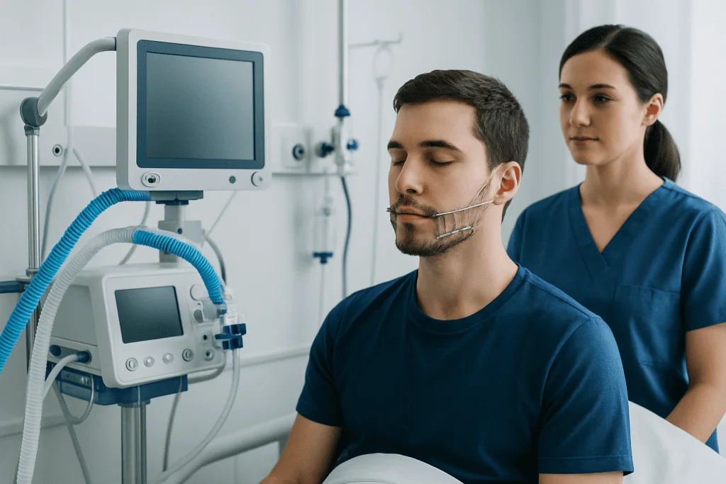 Why a jaw may need to be wired shut — jaw is wired shut