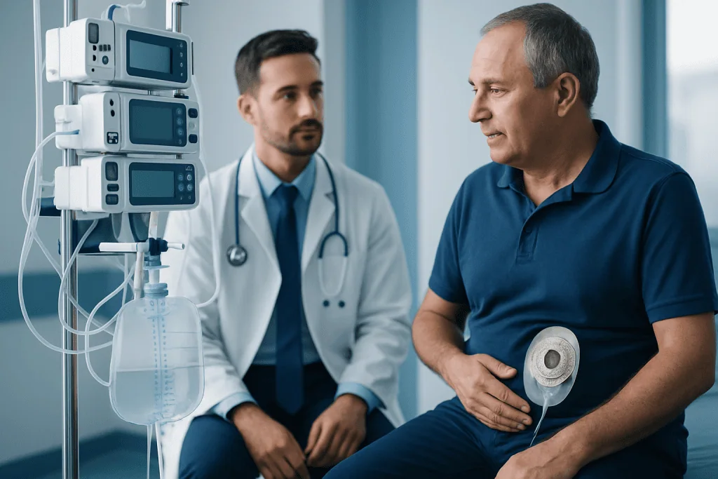 Why a urostomy may be needed — urostomy