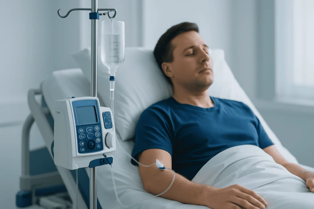 Why an IV may be needed — iv